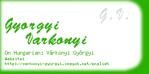 gyorgyi varkonyi business card