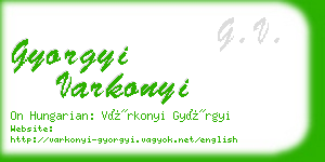 gyorgyi varkonyi business card